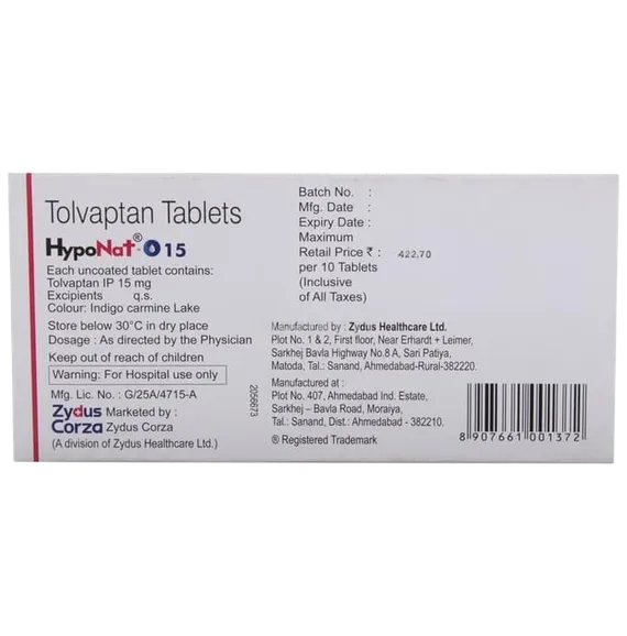 hyponat o 15mg tablet 10's